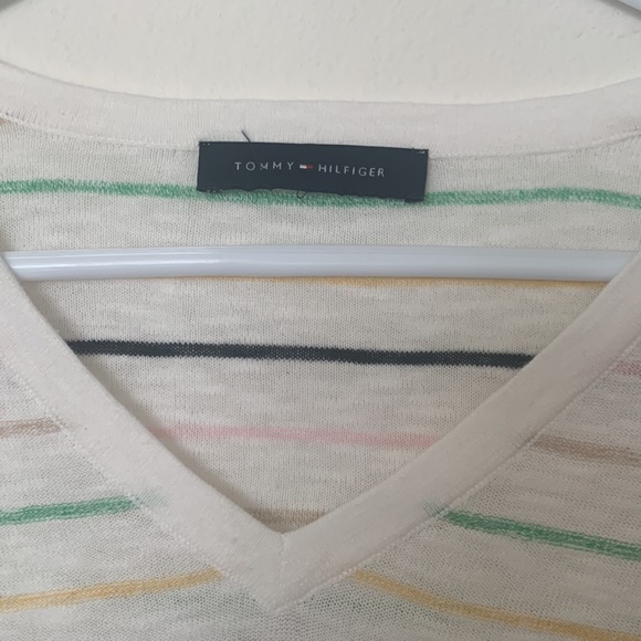 Tommy Hilfiger striped sweater sz M - Picture 2 of 5